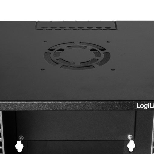 10" Väggskåp/serverskåp U6 320 x 300 x 312 mm Monterat Svart - Image 12