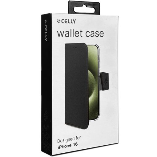 Wally Wallet Case iPhone 16 Svart - Image 13