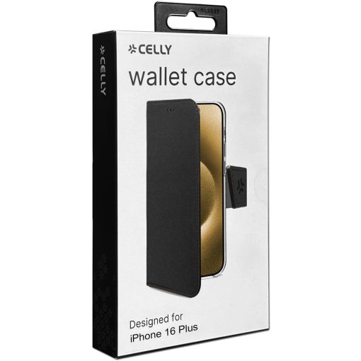 Wally Wallet Case iPhone 16 Plus Svart - Image 3