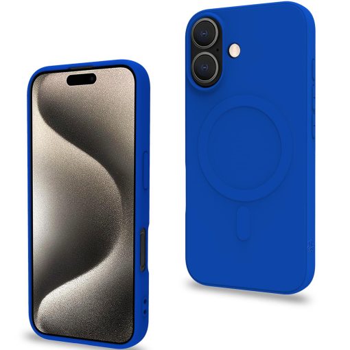 Cromomag Magnetic Soft rubber case MagSafe iPhone 16 Blå - Image 8
