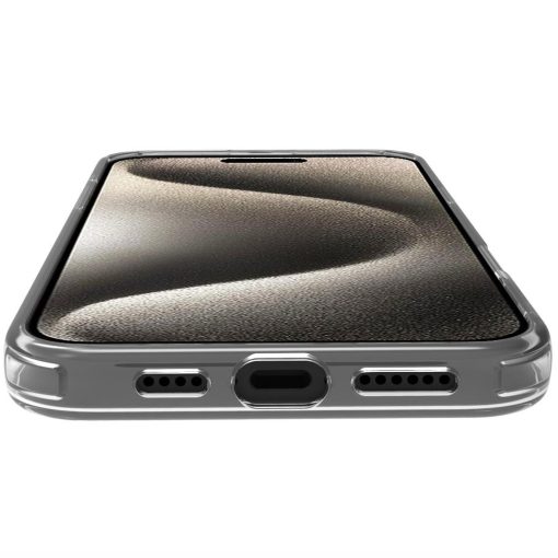 Gelskinmag Magnetic Cover MagSafe iPhone 16 Pro Max Transparent + Rosa - Image 6