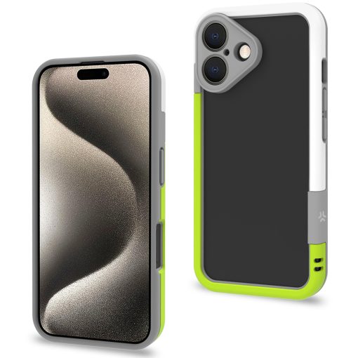 Bumper iPhone 16 Vit/Limegrön - Image 16
