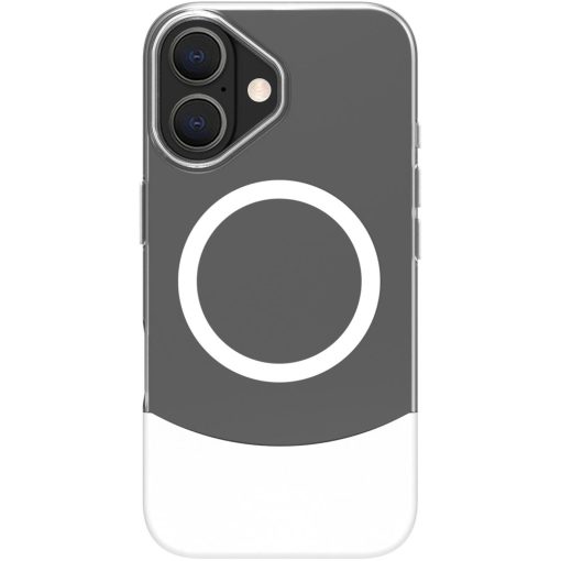 Magdual MagSafe-kompatibelt skal iPhone 16 Vit + Transparent - Image 3