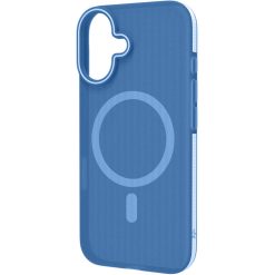 Magsuit MagSafe-kompatibelt skal iPhone 16 semi-transparent Blå