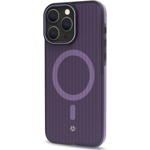 Magsuit MagSafe-kompatibelt skal iPhone 16 semi-transparent Lila - Image 8