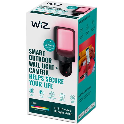WiFi Smart Vägglampa Utomhus med inbyggd kamera - Image 3