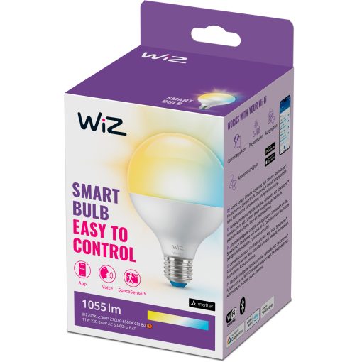 WiFi Smart LED E27 G95 75W 1055lm Varm-kallvit - Image 7