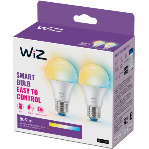 WiFi Smart LED E27 60W 806lm Varm-kallvit 2-pack - Image 17