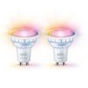WiFi Smart LED GU10 50W 345lm Färg + Varm-kallvit 2-pack