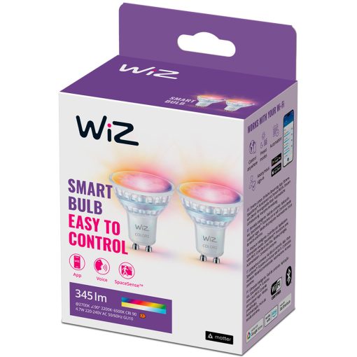 WiFi Smart LED GU10 50W 345lm Färg + Varm-kallvit 2-pack - Image 6