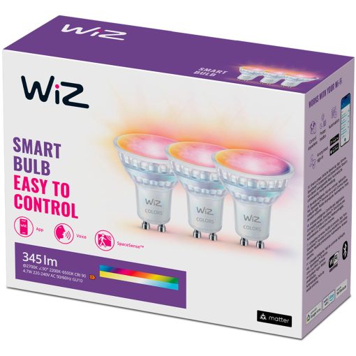 WiFi Smart LED GU10 50W 345lm Färg + Varm-kallvit 3-pack - Image 23