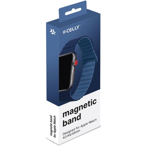 Armband till Apple Watch 42/44/45mm Magnetiskt Blå - Image 3