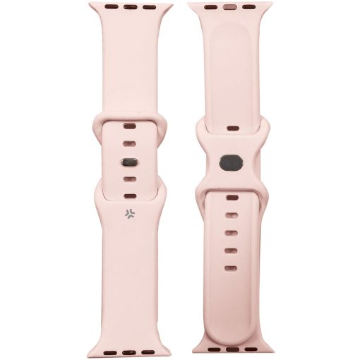 Armband till Apple Watch 38/40/41mm Silikon Rosa - Image 4