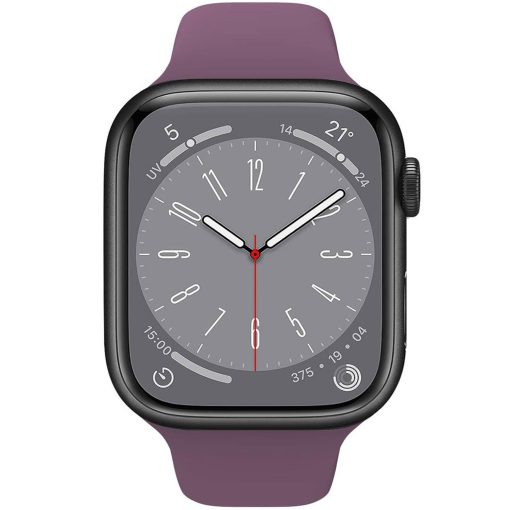 Armband till Apple Watch 38/40/41mm Silikon Lila - Image 6