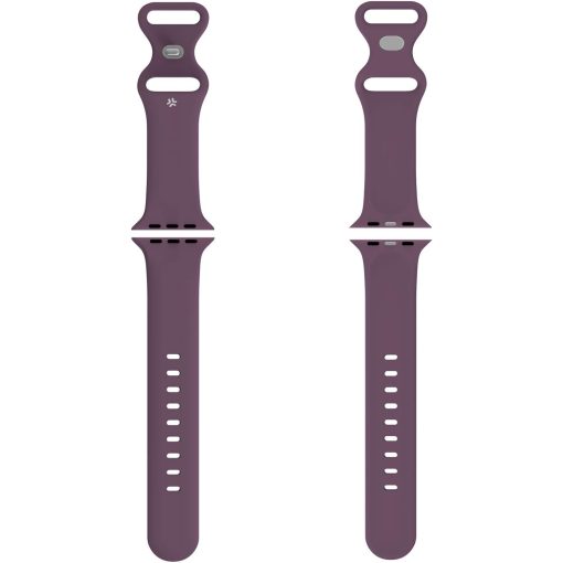 Armband till Apple Watch 38/40/41mm Silikon Lila - Image 3