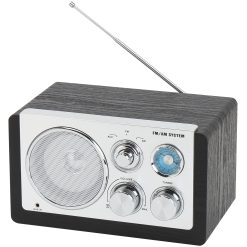 Radio AM/FM Analog inställning AUX-ingång TR-63B Svart