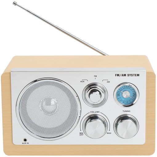 Radio AM/FM Analog inställning AUX-ingång TR-63LW Ljust trä - Image 4