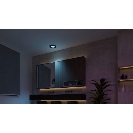 Slim Downlight S 90mm White and Color Ambiance Svart 1-pack - Image 10
