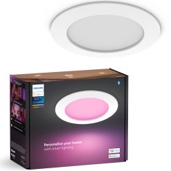 Slim Downlight L 170mm White and Color Ambiance Vit 1-pack