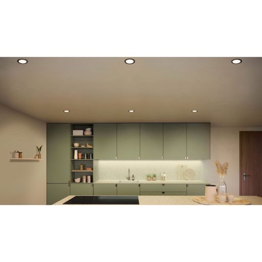 Slim Downlight L 170mm White and Color Ambiance Svart 1-pack - Image 10