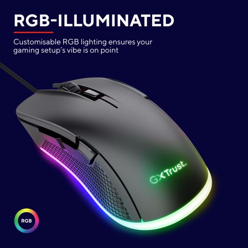 GXT 922 Ybar Gaming Mouse Eco Svart - Image 7