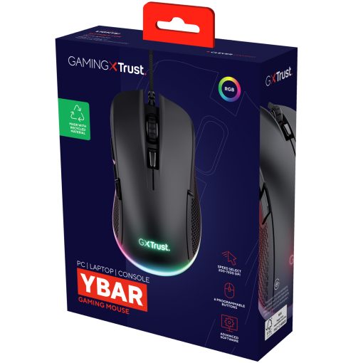 GXT 922 Ybar Gaming Mouse Eco Svart - Image 20