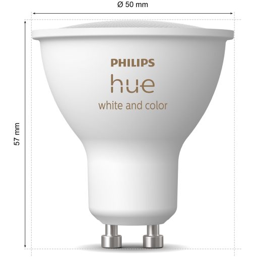 White and Color Ambiance GU10 400lm 3-pack - Image 15