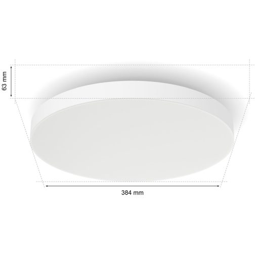 Datura liten takplafond Ø38,4 cm White and color ambiance 3300 lm - Image 16