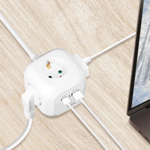 Power Cube Multi-grenuttag + USB-A/USB-C PD 20W - Image 6