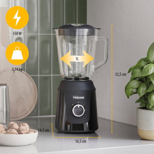 Blender BL-4482 1L Glaskanna 350W puls funktion - Image 6