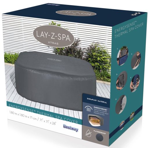 Lay-Z-Spa Thermal Skydd för Spabad Fyrkant 1.80m x 1.80m x 71cm - Image 14