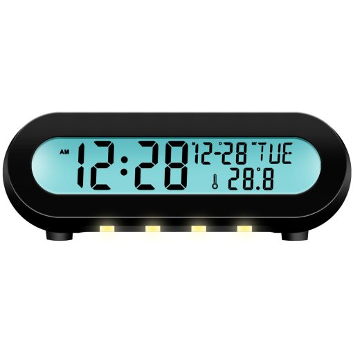 Klockradio Temp/Luftfuktighet USB-C/Batteridrift Svart - Image 27