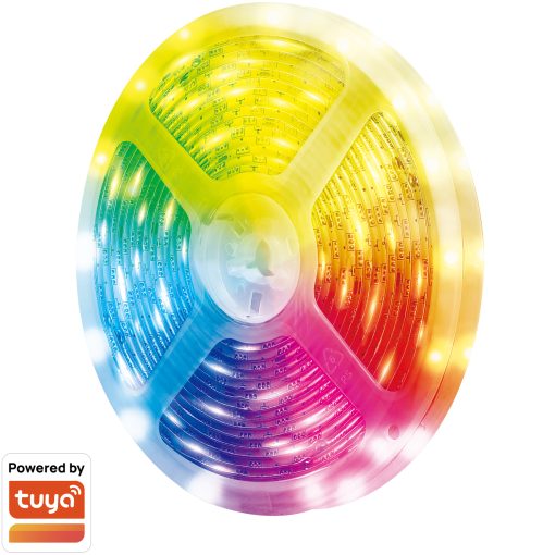 Smart RGB+CCT (RGB + Varm-kallvit) Light-strip 5m WiFi Tuya - Image 12