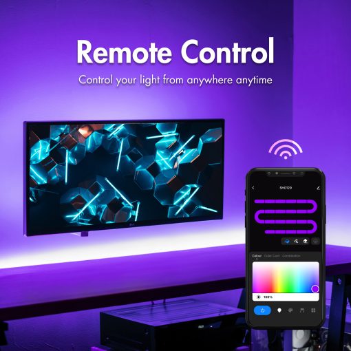 Smart Digital RGB-LED-strip adressbar 400 lm 5m LED WiFi Tuya - Image 12