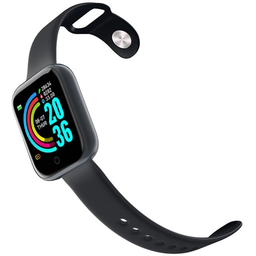 Trainerbeat Smartwatch med två armband Svart + Lila - Image 5