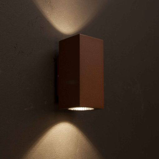 Mathias II Väggarmatur LED IP65 3000K 6W 520lm Corten - Image 14