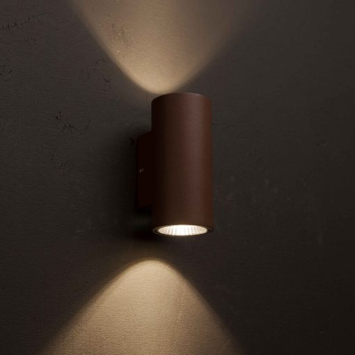 Erik II Väggarmatur LED IP65 3000K 6W 494lm Corten - Image 18