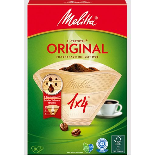 Kaffefilter Orginal 1X4 Oblekta 80-pack      18st DFP