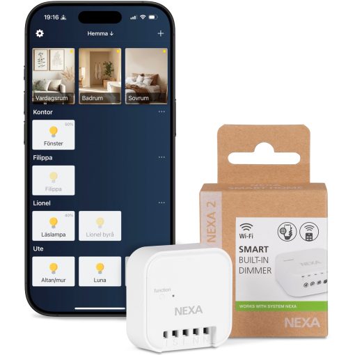 WBD-01 Smart Inbyggnadsmottagare Dimmer 250W System Nexa 2 WiFi/433 - Image 18