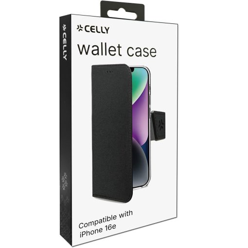 Wally Wallet Case iPhone 16e Svart - Image 21