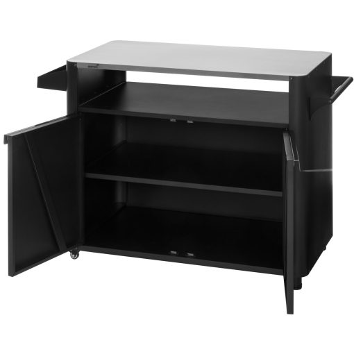 Grillbord Svart 135 x 60 x 90 cm - Image 9