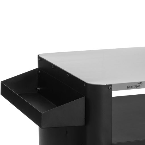 Grillbord Svart 135 x 60 x 90 cm - Image 6
