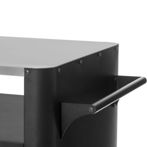Grillbord Svart 135 x 60 x 90 cm - Image 4