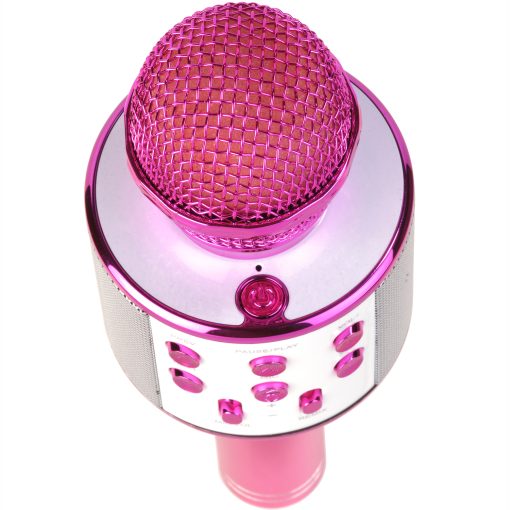 Karaoke-mikrofon Bluetooth Inbyggd högtalare KMS-20P Rosa - Image 4