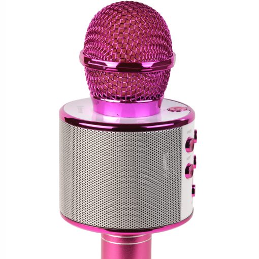 Karaoke-mikrofon Bluetooth Inbyggd högtalare KMS-20P Rosa - Image 11