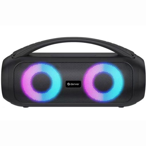 Högtalare Bluetooth 2x10W RMS Ljuseffekter Laddbart batteri BTG-616 - Image 19