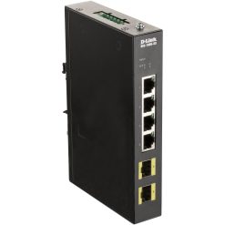 DIS-100G-6S 4-port Gigabit Industriell Switch med 2 x 100/1000M SFP