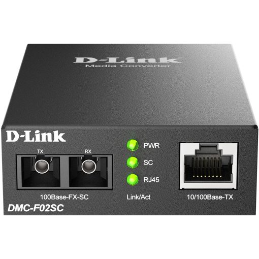 DMC-F02SC 10/100BaseTX to 100BaseFX SC Multi-mode Media Converter 2 km