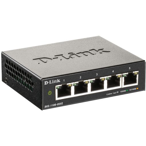 DGS-1100-05V2 5-port Smart Administrerbar Gigabitswitch - Image 5