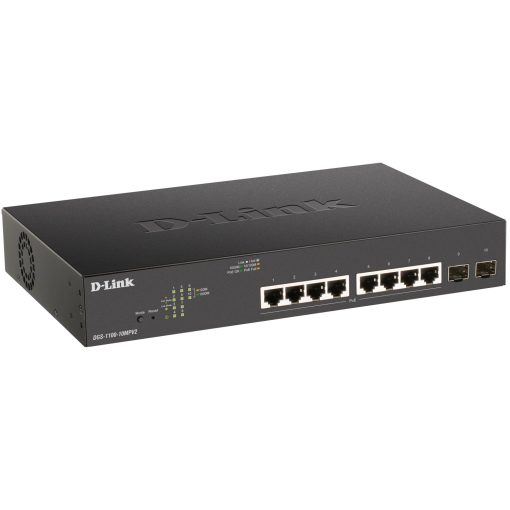 DGS-1100-10MPV2 10-port PoE+ Smart Administrerbar Gigabitswitch - Image 3